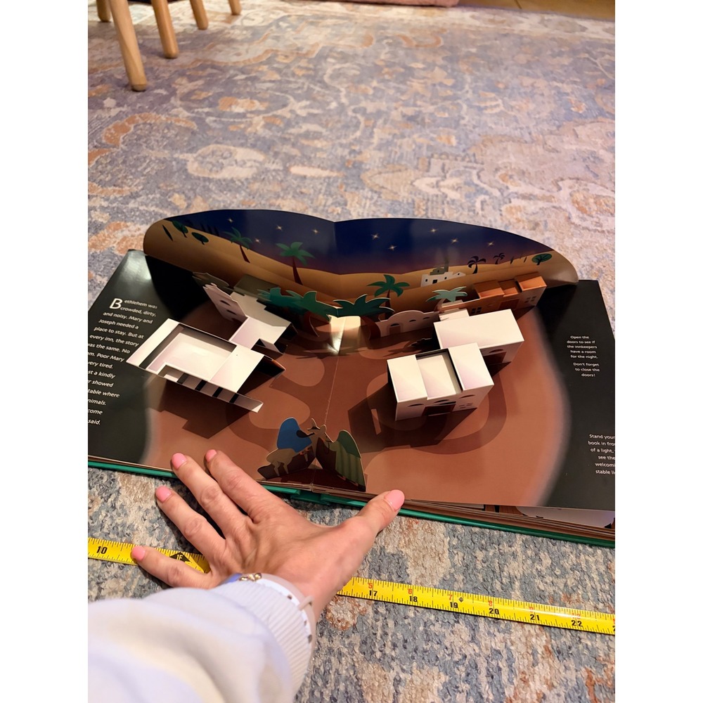The Christmas Story: Pop-up Nativity Book with Nativity Scene Toddler Kids Book - Picture 3 of 9